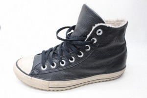 [280]Converse Boot Mid Shearl Black Leather